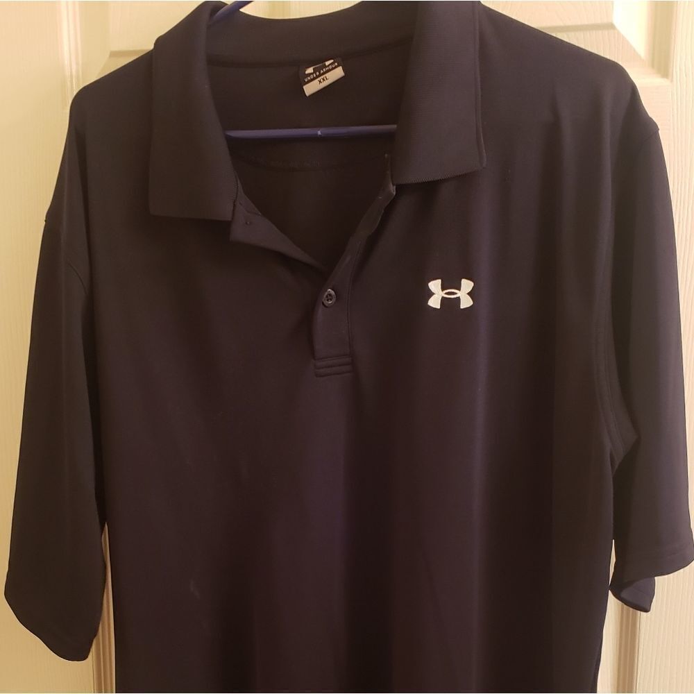 Under Armour Black golf shirt